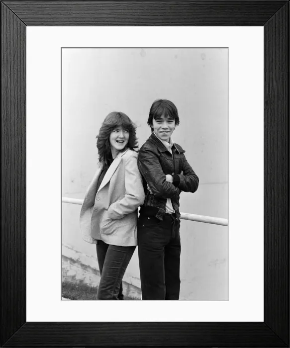 Framed Print : Stars of the BBC TV series Grange Hill'Michelle Herbert, aged 15