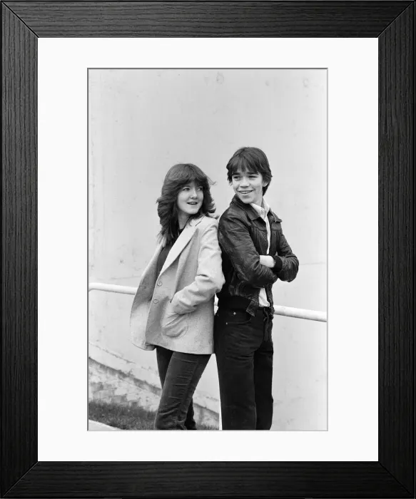 Framed Print : Stars of the BBC TV series Grange Hill'Michelle Herbert, aged 15