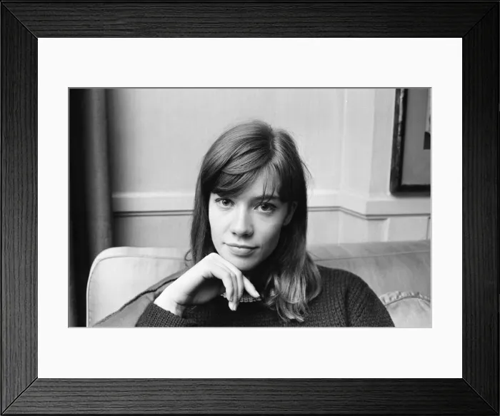 Framed Print : Francoise Hardy, french singer aged 19 years old, in the UK to promote four new records