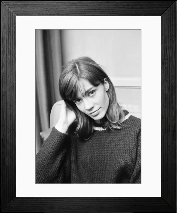 Framed Print : Francoise Hardy, french singer aged 19 years old, in the UK to promote four new records