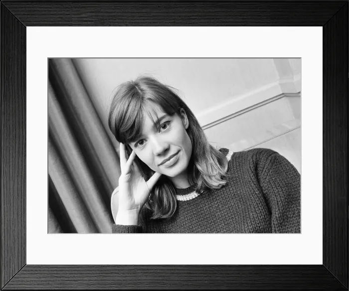 Framed Print : Francoise Hardy, french singer aged 19 years old, in the UK to promote four new records Framed Print : Francoise Hardy, french singer aged 19 years old, in the UK to promote four new records