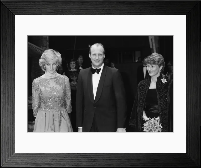 Framed Print : HRH Princess Diana, The Princess of Wales, in Oslo, Norway Framed Print : HRH Princess Diana, The Princess of Wales, in Oslo, Norway