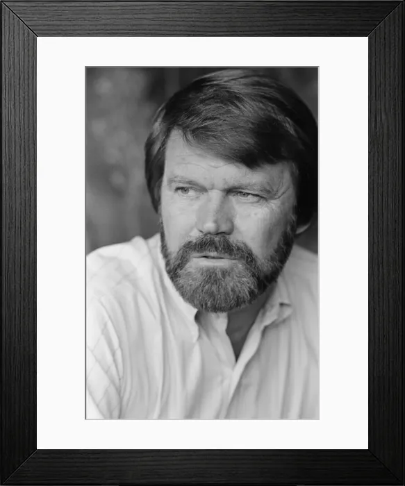 Framed Print : Glen Campbell in London. 19th April 1984 See another frame in this set that