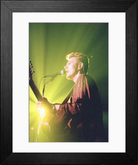Framed Print : David Bowie in Concert, The Earthling World Tour, pictured at Rock City, Nottingham Framed Print : David Bowie in Concert, The Earthling World Tour, pictured at Rock City, Nottingham