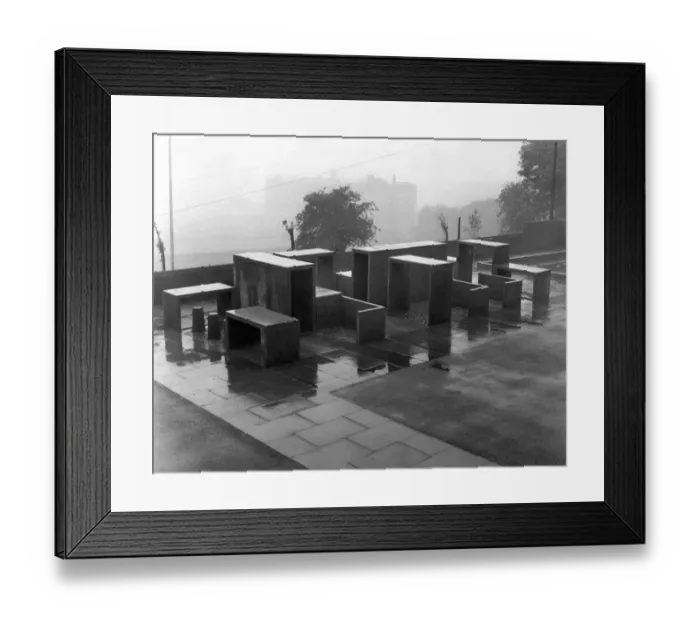 Framed Print : The high rise flats at Cruddas Park Housing Estate in Newcastle 2 July 1963