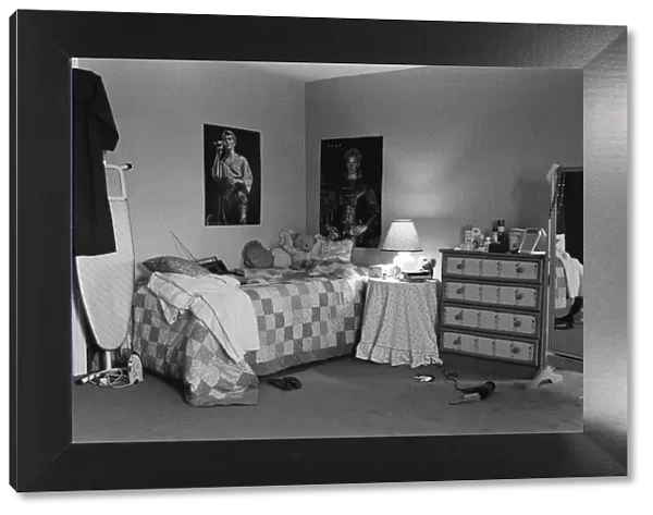 A modern young girls bedroom. 28th June 1984