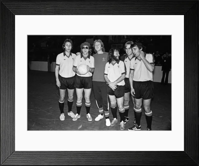 Framed Print : Elton John pictured in Wembley during a 5 a side football match Framed Print : Elton John pictured in Wembley during a 5 a side football match