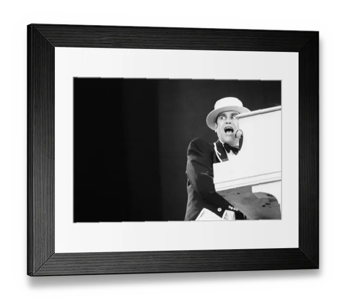Framed Print : Summer of 84'Elton John concert at Wembley Stadium Framed Print : Summer of 84'Elton John concert at Wembley Stadium