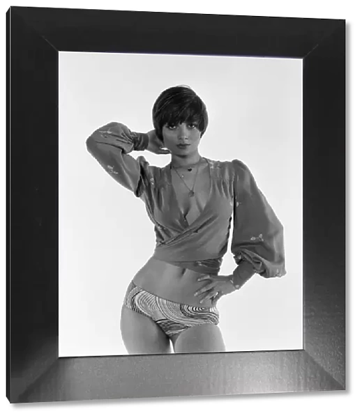 Francoise Pascal actress and model, studio pix, 9th March 1973