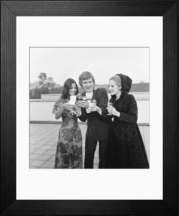 Framed Print : Burke & Hare 1972 Film, pre shooting party at Twickenham Film Studios, London