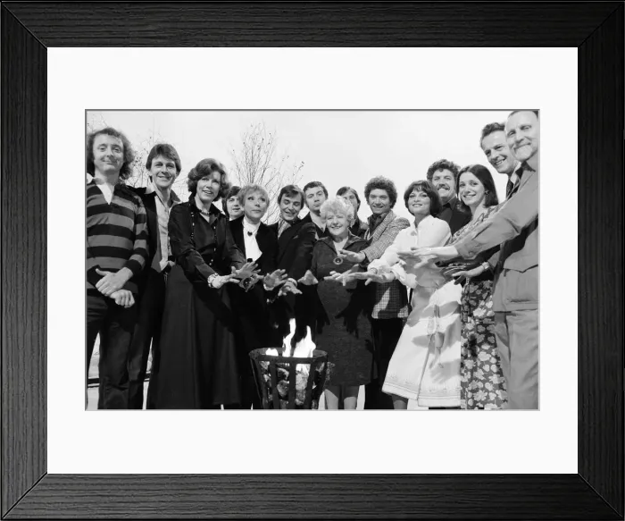 Framed Print : London Weekend Television photo-call to introduce some of the shows they will be Framed Print : London Weekend Television photo-call to introduce some of the shows they will be