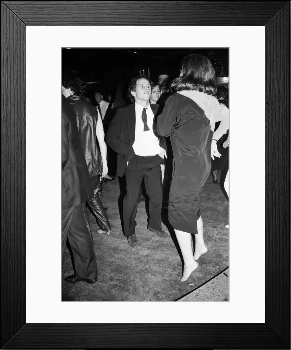 Framed Print : Various VIPs including Wayne Sleep at the Embassy Club. September 1983 Framed Print : Various VIPs including Wayne Sleep at the Embassy Club. September 1983