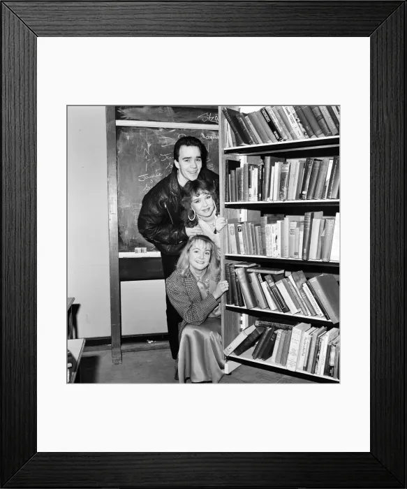 Framed Print : Past and present members of the cast of the BBC children Framed Print : Past and present members of the cast of the BBC children