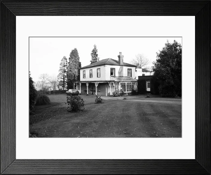Framed Print : Enfield Council has agreed to sell this council house, Parkside House in Hadley Wood Framed Print : Enfield Council has agreed to sell this council house, Parkside House in Hadley Wood