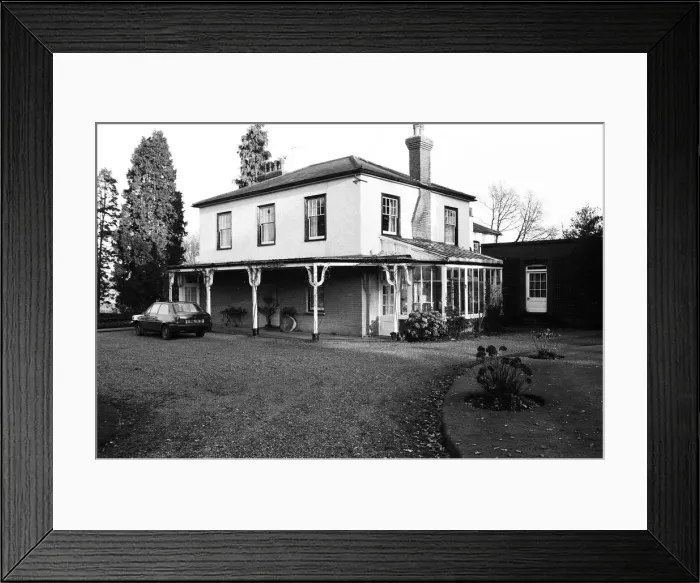 Framed Print : Enfield Council has agreed to sell this council house, Parkside House in Hadley Wood Framed Print : Enfield Council has agreed to sell this council house, Parkside House in Hadley Wood