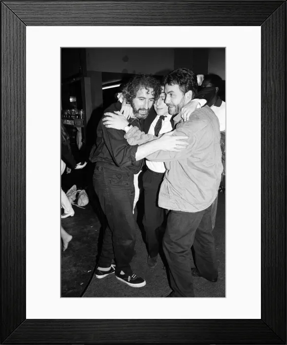 Framed Print : Various VIPs including Wayne Sleep and Jeff Banks at the Embassy Club Framed Print : Various VIPs including Wayne Sleep and Jeff Banks at the Embassy Club