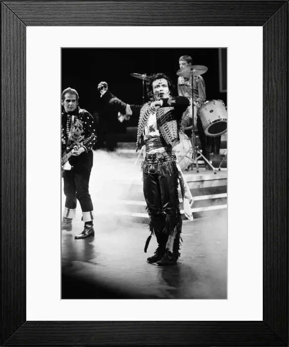 Framed Print : Adam and the Ants performing at the British Rock and Pop awards. 24th February 1981 Framed Print : Adam and the Ants performing at the British Rock and Pop awards. 24th February 1981