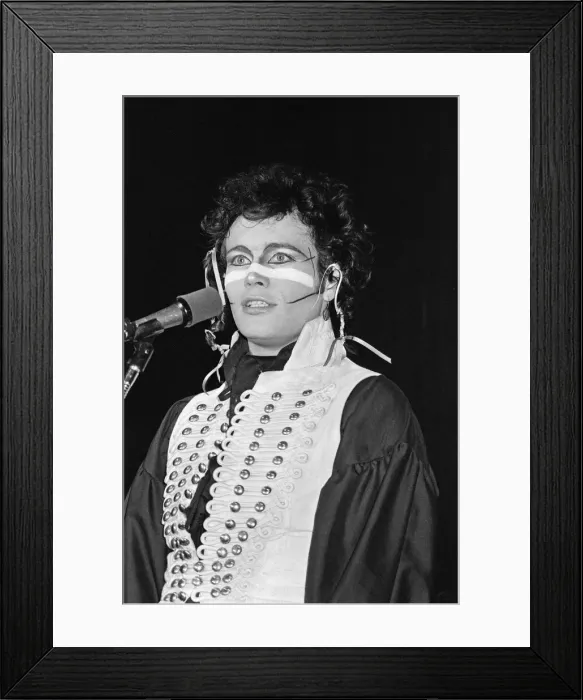 Framed Print : Adam and the Ants in concert in Melbourne, Australia. September 1981 Framed Print : Adam and the Ants in concert in Melbourne, Australia. September 1981