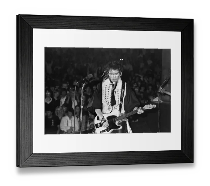 Framed Print : Adam and the Ants in concert in Melbourne, Australia. September 1981