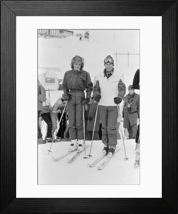 Framed Print : HRH Princess Diana, The Princess of Wales and HRH Prince Charles Framed Print : HRH Princess Diana, The Princess of Wales and HRH Prince Charles