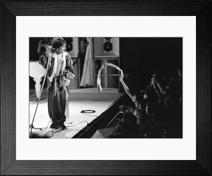 Framed Print : Rod Stewart European Tour 1976, Forest National Arena, aka Vorst Nationaal, Brussels Framed Print : Rod Stewart European Tour 1976, Forest National Arena, aka Vorst Nationaal, Brussels