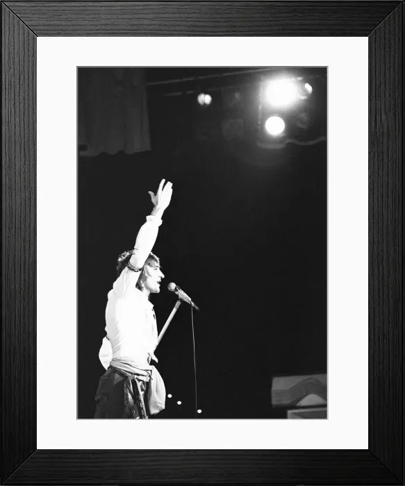 Framed Print : Rod Stewart European Tour 1976, Forest National Arena, aka Vorst Nationaal, Brussels Framed Print : Rod Stewart European Tour 1976, Forest National Arena, aka Vorst Nationaal, Brussels