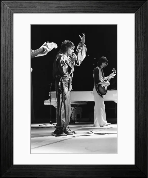Framed Print : Rod Stewart European Tour 1976, Forest National Arena, aka Vorst Nationaal, Brussels Framed Print : Rod Stewart European Tour 1976, Forest National Arena, aka Vorst Nationaal, Brussels