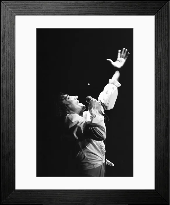 Framed Print : Rod Stewart European Tour 1976, Forest National Arena, aka Vorst Nationaal, Brussels Framed Print : Rod Stewart European Tour 1976, Forest National Arena, aka Vorst Nationaal, Brussels