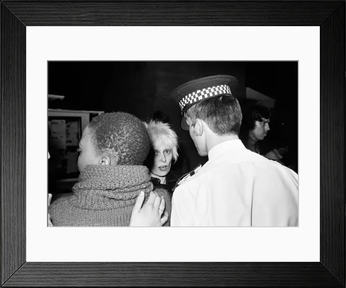 Framed Print : Sex Pistols Jubilee boat party on the Thames. Pictured, Vivienne Westwood Framed Print : Sex Pistols Jubilee boat party on the Thames. Pictured, Vivienne Westwood