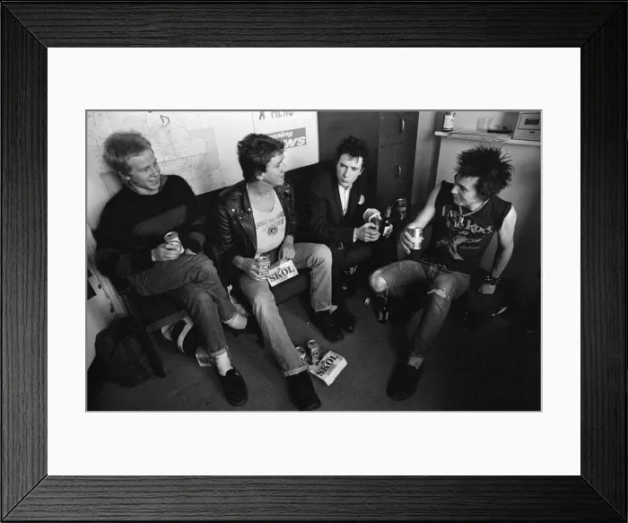Framed Print : The punk band the Sex Pistols, who signed up last week with A & M Records have been fired Framed Print : The punk band the Sex Pistols, who signed up last week with A & M Records have been fired