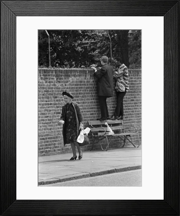 Framed Print : Lords Cricket Ground, test match, England v West Indies
