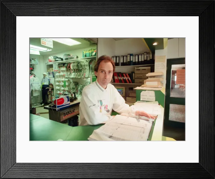 Framed Print : Tennis World at Prissick Base, Marton Road, Middlesbrough. 12th May 1992