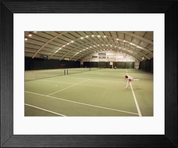 Framed Print : Tennis World at Prissick Base, Marton Road, Middlesbrough. 12th May 1992 Framed Print : Tennis World at Prissick Base, Marton Road, Middlesbrough. 12th May 1992