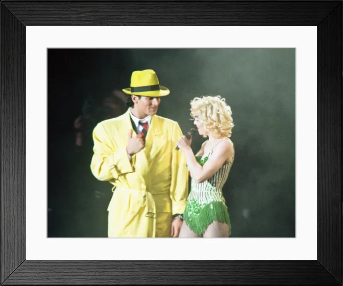Framed Print : Madonna performing at Eriksberg during her Blond Ambition World Tour. 30th June 1990 Framed Print : Madonna performing at Eriksberg during her Blond Ambition World Tour. 30th June 1990
