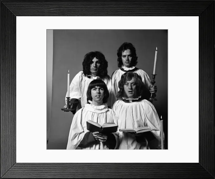 Framed Print : Choir service for Slade (Don Powell, Dave Hill, Noddy Holder and Jim Lea Framed Print : Choir service for Slade (Don Powell, Dave Hill, Noddy Holder and Jim Lea