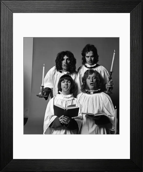 Framed Print : Choir service for Slade (Don Powell, Dave Hill, Noddy Holder and Jim Lea Framed Print : Choir service for Slade (Don Powell, Dave Hill, Noddy Holder and Jim Lea