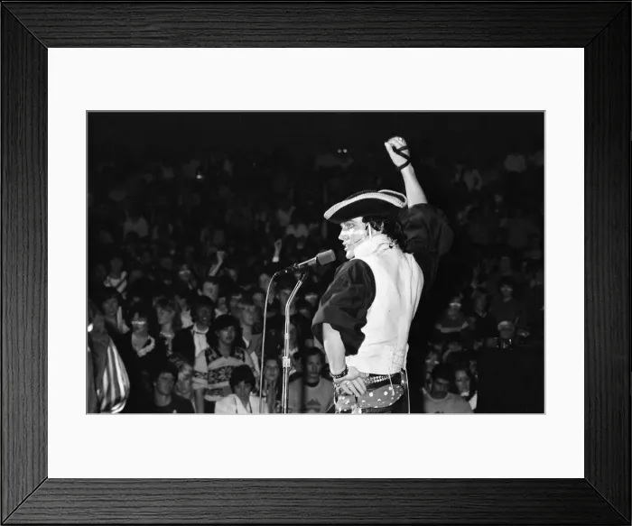 Framed Print : Adam and the Ants in concert in Melbourne, Australia. September 1981 Framed Print : Adam and the Ants in concert in Melbourne, Australia. September 1981