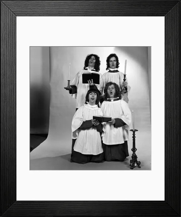 Framed Print : Choir service for Slade (Don Powell, Dave Hill, Noddy Holder and Jim Lea Framed Print : Choir service for Slade (Don Powell, Dave Hill, Noddy Holder and Jim Lea