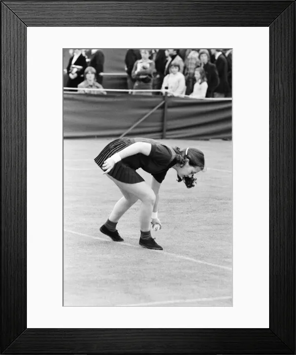 Framed Print : Balls Girls at Wimbledon Tennis for the first time on day one of Wimbledon 1977 Framed Print : Balls Girls at Wimbledon Tennis for the first time on day one of Wimbledon 1977