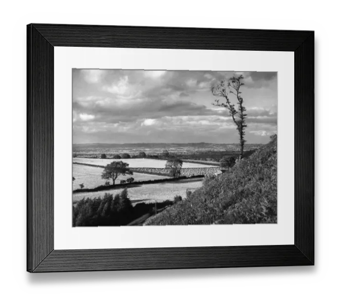 Framed Print : View across the plains of Cheshire, taken from Peckforton Hills, 23rd June 1960 Framed Print : View across the plains of Cheshire, taken from Peckforton Hills, 23rd June 1960