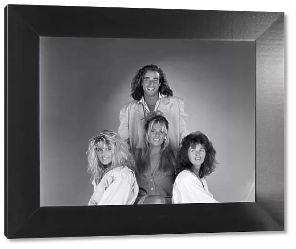 Mandy Smith with her mother Patsy Smith, sister Nicola Smith and boyfriend Keith Daley