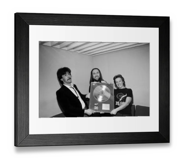 Framed Print : Midland pop stars Slade raised £385 when they appeared on Central TV