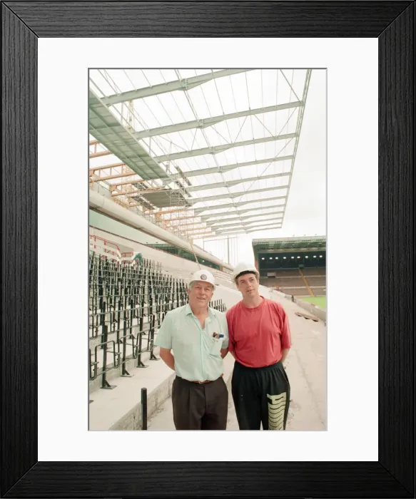 Framed Print : Witton Lane Stand Redevelopment, Aston Villa Football Club, Wednesday 4th August 1993 Framed Print : Witton Lane Stand Redevelopment, Aston Villa Football Club, Wednesday 4th August 1993