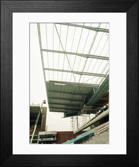 Framed Print : Witton Lane Stand Redevelopment, Aston Villa Football Club, Wednesday 4th August 1993 Framed Print : Witton Lane Stand Redevelopment, Aston Villa Football Club, Wednesday 4th August 1993