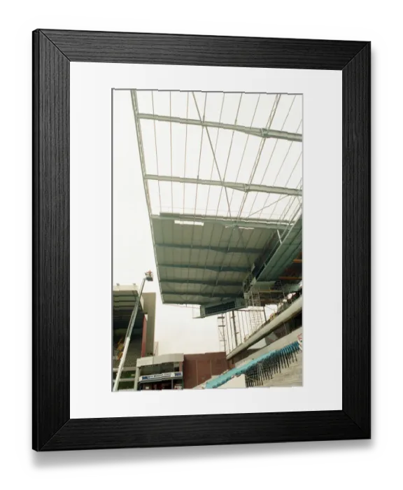 Framed Print : Witton Lane Stand Redevelopment, Aston Villa Football Club, Wednesday 4th August 1993 Framed Print : Witton Lane Stand Redevelopment, Aston Villa Football Club, Wednesday 4th August 1993