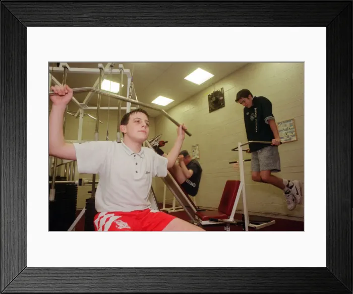 Framed Print : The Gym at Billingham Forum. 18th February 1998 Framed Print : The Gym at Billingham Forum. 18th February 1998