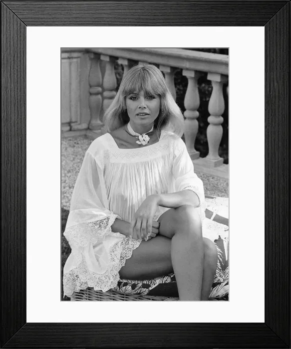 Framed Print : Britt Ekland, Swedish actress, pictured at home in Beverly Hills, Los Angeles, California Framed Print : Britt Ekland, Swedish actress, pictured at home in Beverly Hills, Los Angeles, California