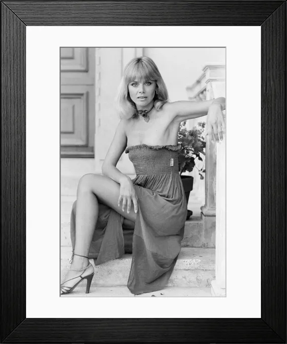 Framed Print : Britt Ekland, Swedish actress, pictured at home in Beverly Hills, Los Angeles, California Framed Print : Britt Ekland, Swedish actress, pictured at home in Beverly Hills, Los Angeles, California