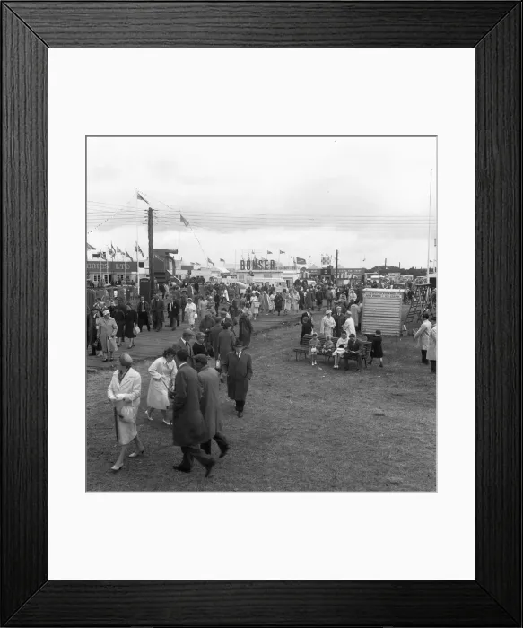 Framed Print : Crowds at the Royal Agricultural Show in Newcastle. 24th June 1962 Framed Print : Crowds at the Royal Agricultural Show in Newcastle. 24th June 1962