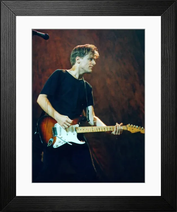 Framed Print : Bryan Adams performs at Cardiff Arms Park, Cardiff, Wales in 1992 Framed Print : Bryan Adams performs at Cardiff Arms Park, Cardiff, Wales in 1992
